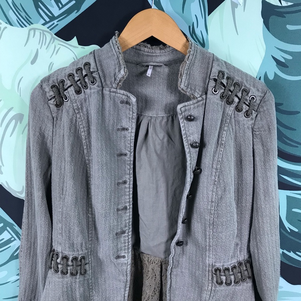 Free People | Military Lace Rope Jacket - Picture 5 of 8